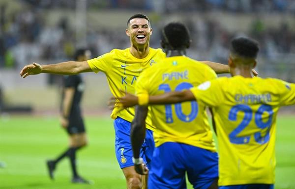 النصر يفوز علي الأخدود 3-1 في الدوري السعودي