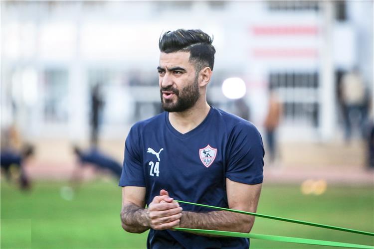 حمزة المثلوثي يتواجد في مران الزمالك