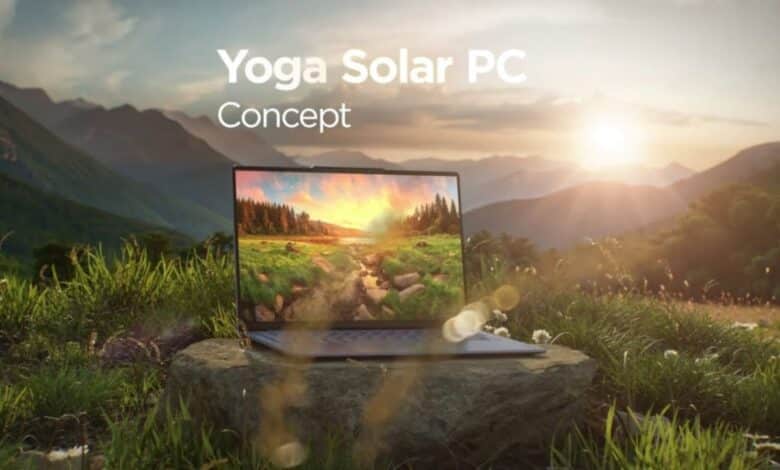 لينوفو تكشف عن Yoga Solar PC.. حاسوب محمول يعمل بالطاقة الشمسية