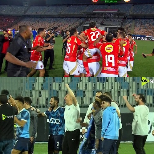 الأهلى وبيراميدز يحتفلان بالتتويج بدورى نايل