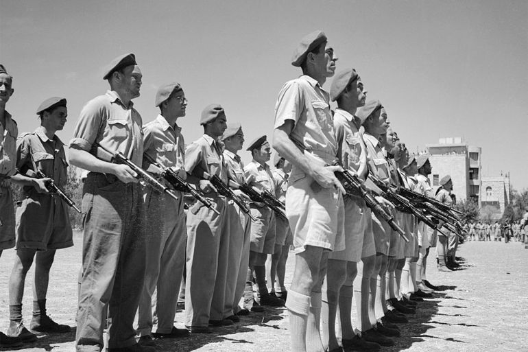 Irgun on Parade,Israel's Fledgling Army 1948