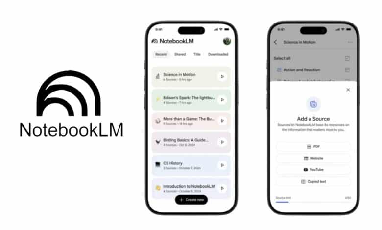 جوجل تطلق رسميًا تطبيق NotebookLM مجانًا