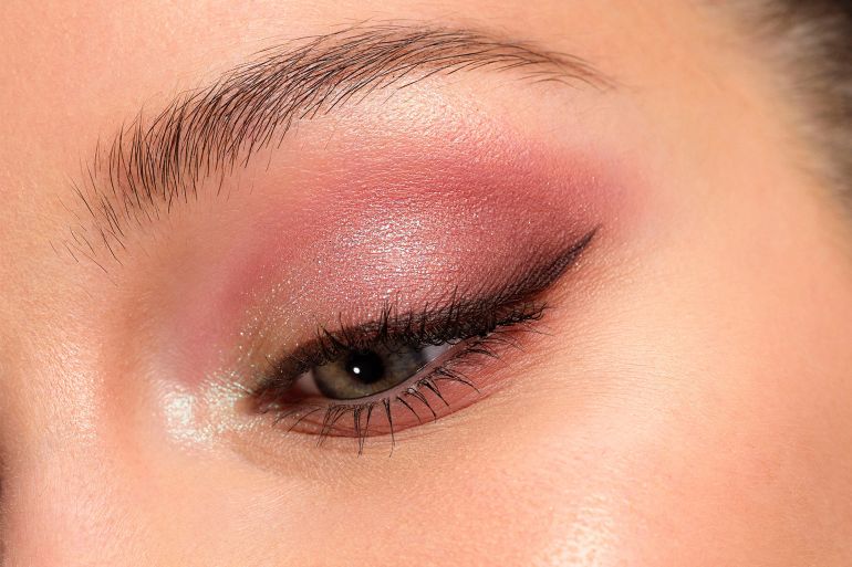 Overlooking eyes eye shadow makeup close-up makeup eye makeup