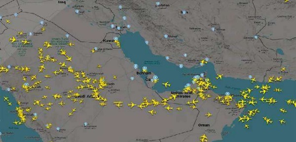 عدة دول خليجية تقرر إغلاق مجالها الجوى مؤقتاً