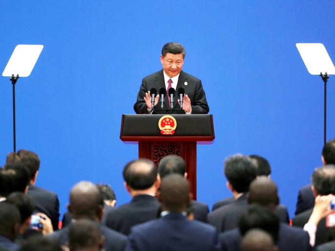 Chinese President Xi Jinping attends a news conference at the end of the Belt and Road Forum in Beijing, China May 15, 2017. REUTERS/Jason Lee