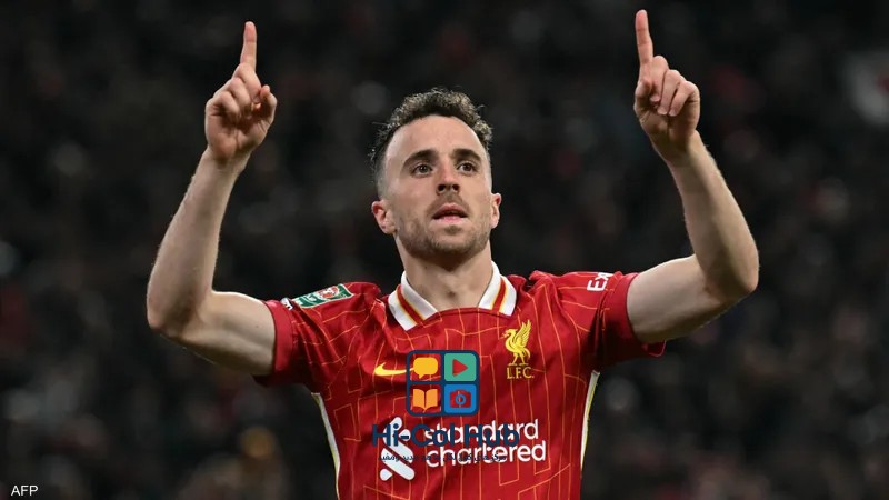 جماهير ليفربول تودع ديوجو جوتا بالورود داخل أنفيلد