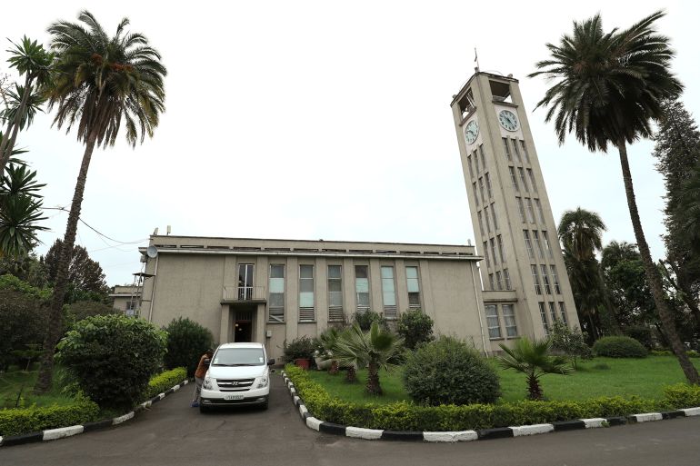 A general view shows Ethiopia's Parliament building in Addis Ababa, Ethiopia, July 1, 2019. REUTERS/Tiksa Negeri