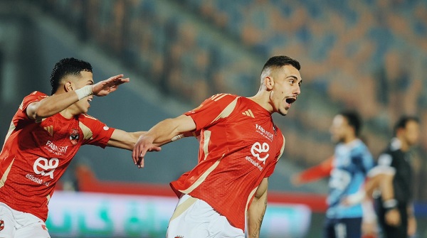 جراديشار يقود هجوم الأهلي أمام مودرن سبورت