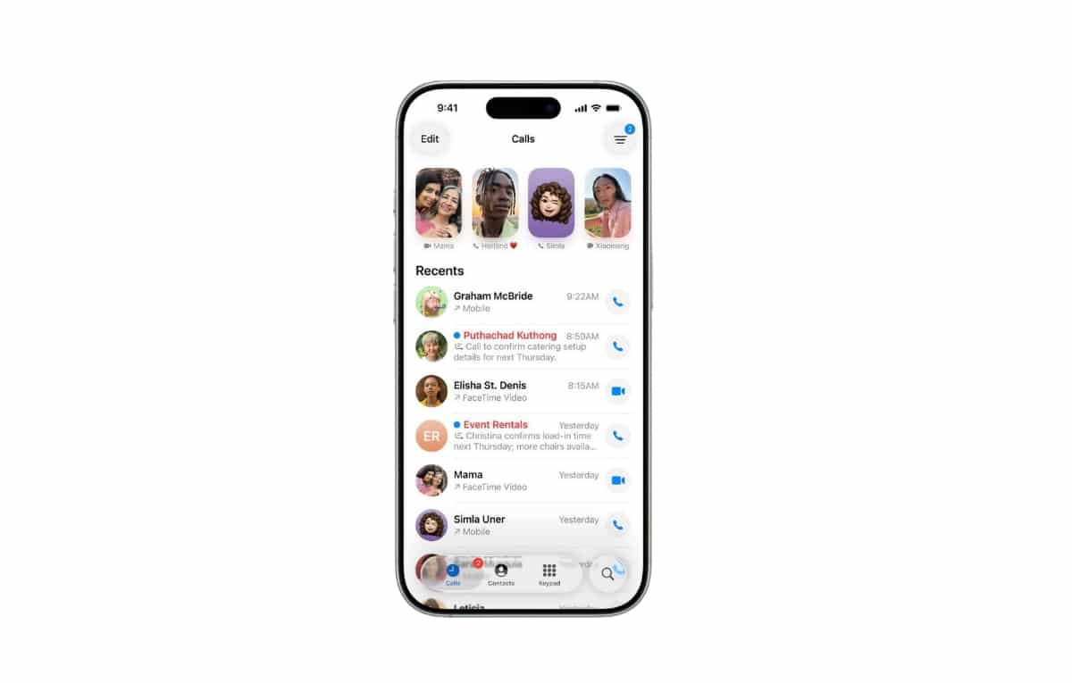 نظام iOS 26.. أبرز المزايا الجديدة القادمة إلى تطبيق الهاتف